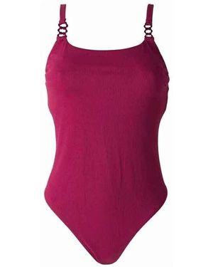 Pommpoire Maillots de bain Maillot de bain 1 pièce Hibiscus - Violet