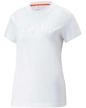 PUMA T-Shirt Korte Mouw T-Shirt Regular Tee - Wit