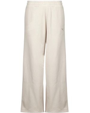 PUMA Trainingsbroek Ess Cat Comfort Wide Leg Pants Fl Op - Naturel