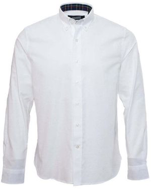Harrington Chemise Chemise Oxford blanche