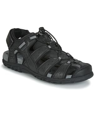 Geox Sandali Uomo Sandal Strada - Nero