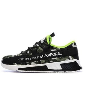 Kaporal Baskets Basses Camo - Noir