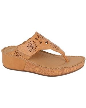 Cipriata Sandales Compensées Corina - Marron