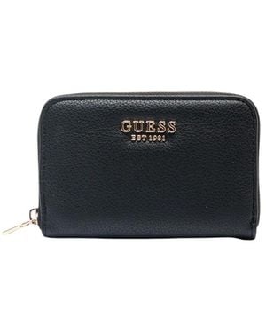 Guess Portefeuille Melody Slg Medium Zip Around - Noir