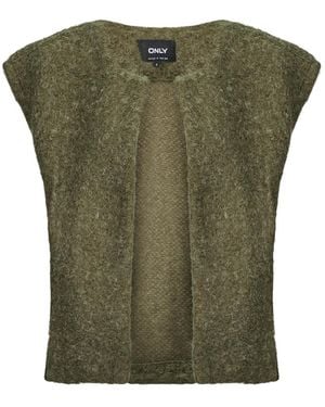 ONLY Gilet Onlmila Waistcoat - Vert