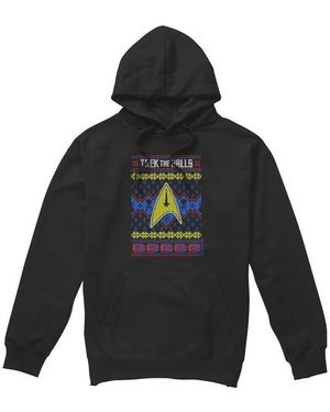 Star Trek Sweat-shirt Trek the Halls Ugly - Noir