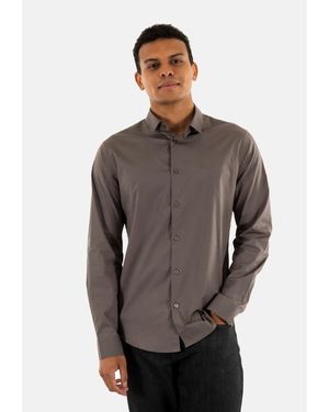 EAX Chemise 8nzc31 - Gris