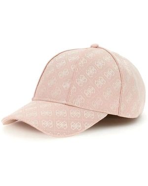 Guess Casquette 4G all over - Rose