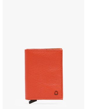 Etrier Porte-monnaie Porte-cartes cuir MADRAS 080-EMAD5020 - Rouge