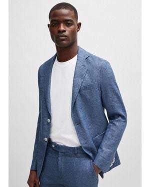 BOSS T-shirt T-Shirt blanc - Bleu