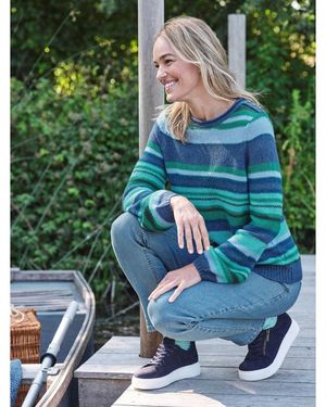 Woolovers Sweat-shirt WL122 - Vert