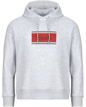 Jack & Jones Capuchon Sweaters Jjbuster Sweat Hood - Grijs