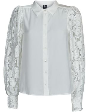 Vero Moda Camicia Vmcabena L/S Shirt Wvn Btq - Grigio