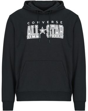 Converse Felpa All Star Hoodie - Nero
