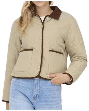 Jdy Blouson Quilted Barn - Neutre