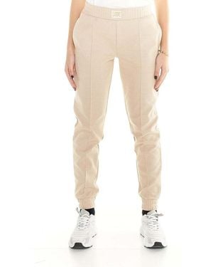 Leone 1947 Pantalon With Elastic Bottom Chic Boxing - Neutre