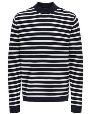 Only & Sons Pull Walder - Bleu