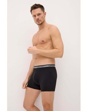 Ysabel Mora Caleçons Lot de 3 boxers noirs basiques unis