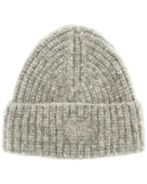 Superdry Bonnet Rib Knit Beanie - Gris