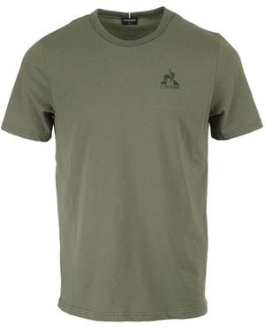 Le Coq Sportif T-Shirt Korte Mouw Monochrome Tee Ss N3 - Groen