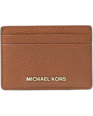 MICHAEL Michael Kors Portefeuille Card Case - Marron