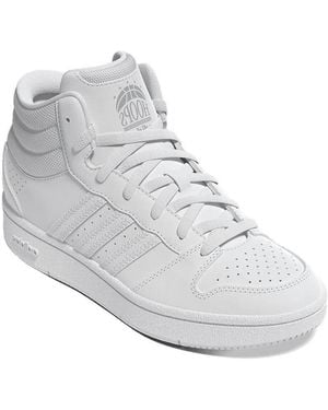 adidas Baskets Montantes Baskets Hoops Mid Classic Synthétique - Blanc