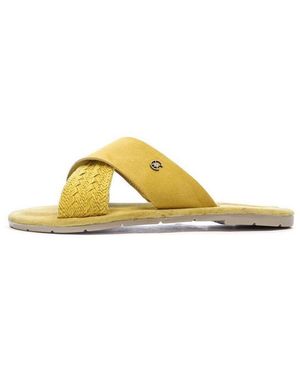 Chattawak Sandales plates Dacota - Jaune
