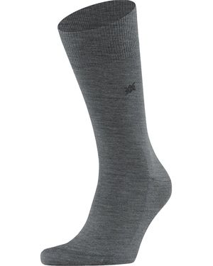 Burlington Socquettes Leeds Mix Laine Gris 3070