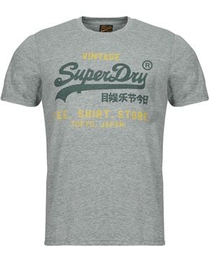 Superdry T-Shirt Vintage Logo - Grigio