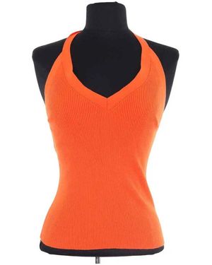 Eric Bompard Blouses Top Sans Manche - Orange