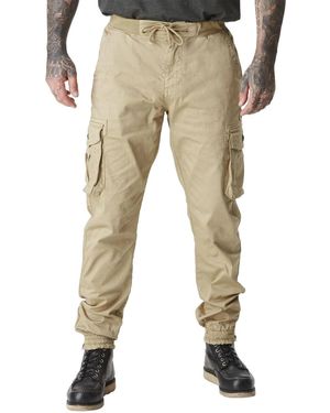 Von Dutch Pantalon PANTALON MICK BEIGE - Neutre