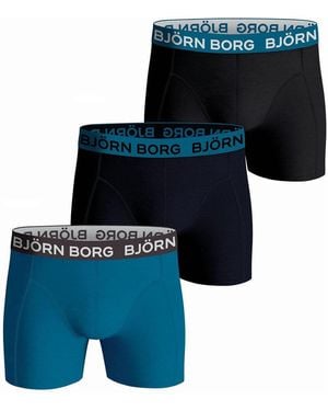 Björn Borg Boxers 3-Pack Boxers - Bleu