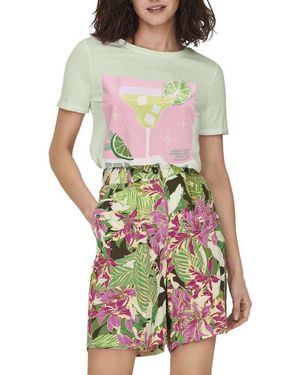 ONLY T-shirt 6102801 - Vert