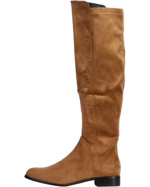 The Divine Factory Boots Bottes À Zip - Marron