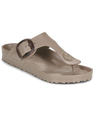 Birkenstock Infradito Gizeh Big Buckle Eva - Marrone