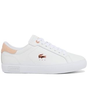 Lacoste Lage Sneakers Powercourt - Wit