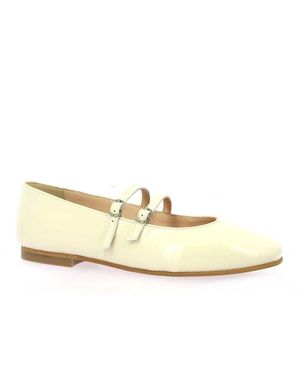 So Send Ballerines Ballerines cuir vernis - Métallisé