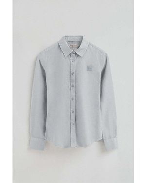 POLO CLUB Chemise BLOCK POPLIN W - Gris