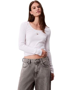 Calvin Klein T-shirt LV047D218G - Gris
