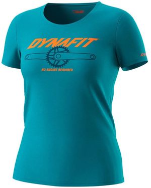 Dynafit T-Shirt Graphic Co W S/S Tee - Bleu