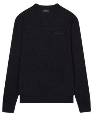 Teddy Smith Pull PULL BLEU - DARK NAVY CHINE - L - Noir