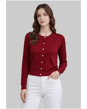 Kebello Gilet Gilet Cardigan F - Rouge