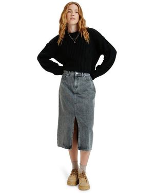 Roxy Jupes Midi Cold Winds - Noir
