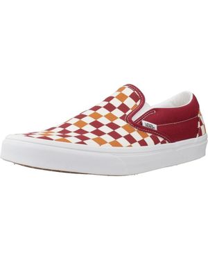 Vans Nette Schoenen Classic Slip-On - Rood