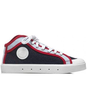 Sanjo Baskets montantes K100 - Denim Red - Bleu