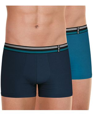 Athena Boxers Lot de 2 boxers Duo Eco - Bleu