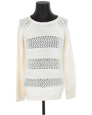 Ba&sh Pull Pull Siun En Coton Écru - Blanc