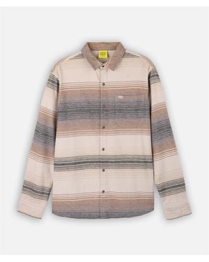 Oxbow Chemise Chemise manches longues flanelle brossée WILD - Neutre