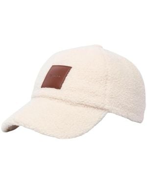 Calvin Klein Casquette All-Over Sherpa W/ Patch Cap Lv04F5096G - Neutre