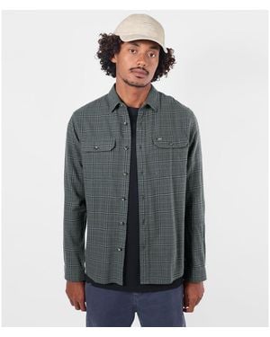 Oxbow Chemise Chemise Manches Longues Cliff - Gris